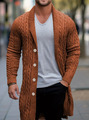 Herren Strickjacke mit Struktur - Weich, Lässig, Trendig, Langarm, Herbst Winter