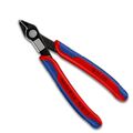 KNIPEX Elektronik-Seitenschneider Super-Knips 125mm ohne Facette, mit Drahtklemm