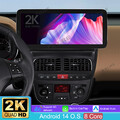 8Core 4+64G CarPlay Android14 Radio Für Opel Combo D Fiat Doblo Mk2 GPS Navi DAB