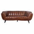 Vintage Leder Clubsofa Kingsmountain 3-Sitzer - Vintage Cigar