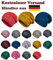 Mütze Männer Frauen Wintermütze Beanie warm gefütterte Strick Mütze Unisex