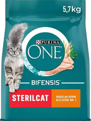 PURINA ONE BIFENSIS STERILCAT dry cat food (1 x 5.7kg) 1 pack