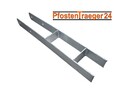 H-Anker Pfostenträger 400 / 600 / 800 mm  Carport Pfostenanker tzn feuerverzinkt