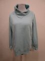 Squesto Sweatshirt Pullover Stehkragen mit Fell Langarm blau Gr.40 (B49-21)