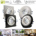 LED Einbaustrahler Set dimmbar ultra flach 35mm 230V Einbauleuchte 5W SD NOBS