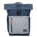 Travelite Basics Rollup Rucksack 47cm Laptopfach #TRV-96310 (marine-grau)