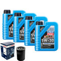 Motoröl 5W30 LIQUI MOLY Longtime High Tech 4L+BOSCH Ölfilter