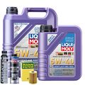 Motoröl 5W40 LIQUI MOLY High Tech 6L +MANN Ölfilter +Spülung +Cera Tec