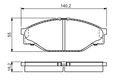 BOSCH Bremsbelagsatz Scheibenbremse 0 986 424 225 Low-Metallic für TOYOTA HIACE