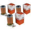 3x MAHLE / KNECHT Ölfilter OX 34D Oil Filter