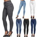 Tazzio Jeans Damen High Waist Skinny Fit Jeanshose Stretch Denim Hose