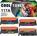 4 Toner 117A für HP Color Laser 150a MFP 178nw MFP 178nwg 179fnw 179fwg Mit Chip