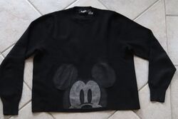 Pullover Desigual Mickey Mouse schwarz Gr L Gr 40 TOP