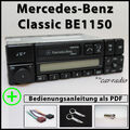 Original Mercedes Classic BE1150 Becker Kassettenradio A0038202986 Autoradio Set