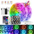 5050 RGB LED Streifen Stripe Lichtband 1M-30M Lichtleiste Smart Home APP dimmbar