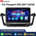 10.1" 4+64G Android 13.0 Autoradio GPS NAVI WIFI DAB+ FM Für Peugeot 508 2011-18