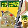 MANN INSPEKTIONSPAKET+6L CASTROL 5W-30 ÖL passend für BMW X1 E84 xDrive 20/28i