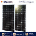 200W Solarpanel Glass Mono Off Grid Photovoltaik Solarmodule für RV Camping