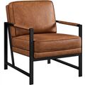 Retro Sessel Stuhl Lehnstuhl Relaxsessel Loungesessel Polstersessel Kunstleder 