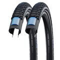 2 x Schwalbe Marathon Plus Tour Reifen - 2024 - Pannenschutz - HS619 ungeknickt