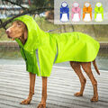 Regenmantel Regenjacke Hunde Regenschutz Wasserdicht DE Kapuze Hunderegenmantel