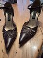 Schuhe 5th Avenue Echtleder High-Heel Sandaletten Gr. 36 Pumps