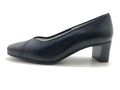 Jenny by Ara Damen Halbschuh Pumps Absatzschuh High Heels Blau Gr. 38,5 (UK 5,5)