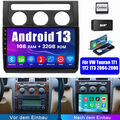 1+32G Android 13 Carplay Autoradio GPS DAB+ Für VW Touran 1T1 1T2 1T3 2003-2010