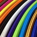 2-adrig Textilkabel Stoffkabel Lampenkabel rund Pendelleitung Lampenkabel