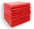 SBS® Mikrofasertücher 40 x 40cm Rot Reinigungstücher Microfasertuch vers. Mengen