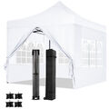 3mx3m Pavillon Wasserdicht UV Partyzelt Gartenzelt Faltpavillon Faltbar Pergolen