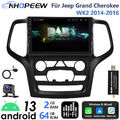 DAB+ Carplay Android Autoradio Für Jeep Grand Cherokee WK2 GPS Navi WIFI FM RDS