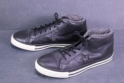 Converse All Star One Star Mid Unisex Sneaker Chucks Gr 40 schwarz Leder CH3-441