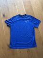 NIKE Shirt Herren Gr. L # DRI-FIT RUNNING Farbe Blau # so gut wie neu #