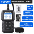 TOPDON AL300 Profi Auto Diagnosegerät KFZ Codeleser OBD2 Scanner Live Daten EOBD