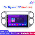 Für Tiguan 1 NF 2007-2016 Autoradio GPS Navi Android 10 FM WIFI DAB Bluetooth 4G