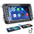 32G Android 11 Carplay 7" Autoradio Für VW Golf 5 6 Touran Tiguan Passat B6 Mic