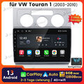 8-Kern 128GB Android 13 GPS Autoradio Navi Für VW Touran 1T1 1T2 DAB+ 4G CarPlay