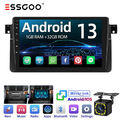 Für BMW 3er E46 M3 75 MGZT 318 9" Android13 1+32G Autoradio GPS Navi RDS BT +KAM