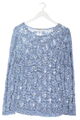 UTA RAASCH Häkelpullover Damen Gr. DE 36 blau Casual-Look