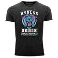 Neverless® Herren T-Shirt Vintage Shirt Printshirt Origin Tokio Design