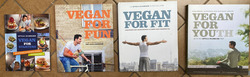 4X Attila Hildmann Kochbücher - VEGAN for fit / for fun/ for youth/ for Starters