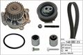 INA Wasserpumpe + Zahnriemensatz mit (530 0445 32) für VW Golf Plus V Passat B6