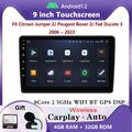 8-Core Autoradio GPS Für Fiat Ducato Peugeot Boxer Citroen Jumper Android 12 32G