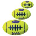 KONG AirDog Squeaker Football - Apportierspielzeug Tennisball Hund mit Quitscher