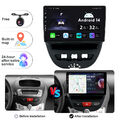 GPS Navigation Autoradio Für Toyota Aygo Peugeot 107 Citroen Carplay Navi Stereo