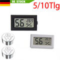 10x Mini Thermometer Thermo-Hygrometer Digital Luftfeuchtigkeit Temperaturmesser