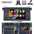 32G Autoradio Android 13 CarPlay Für BMW E46 3er 318 320 GPS BT WiFi Kamera RDS