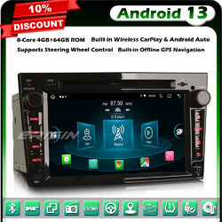8-Kern Android 14 Autoradio GPS Navi Für Opel Corsa Antara Zafira Vivaro Meriva