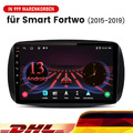 9" 4-Kern DAB+ Android 13 Autoradio GPS CarPlay DSP Wifi SWC Für Mercedes Smart